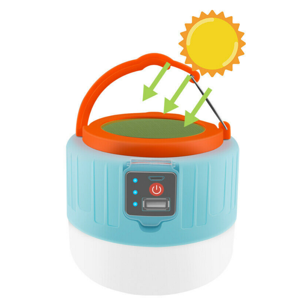 Rechargeable Solar LED Outdoor Camping Lantern Light - Westfield Retailers