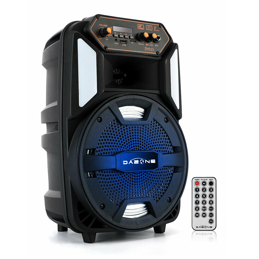 Large Portable DJ Bluetooth Party Box Speaker 8" - Westfield Retailers
