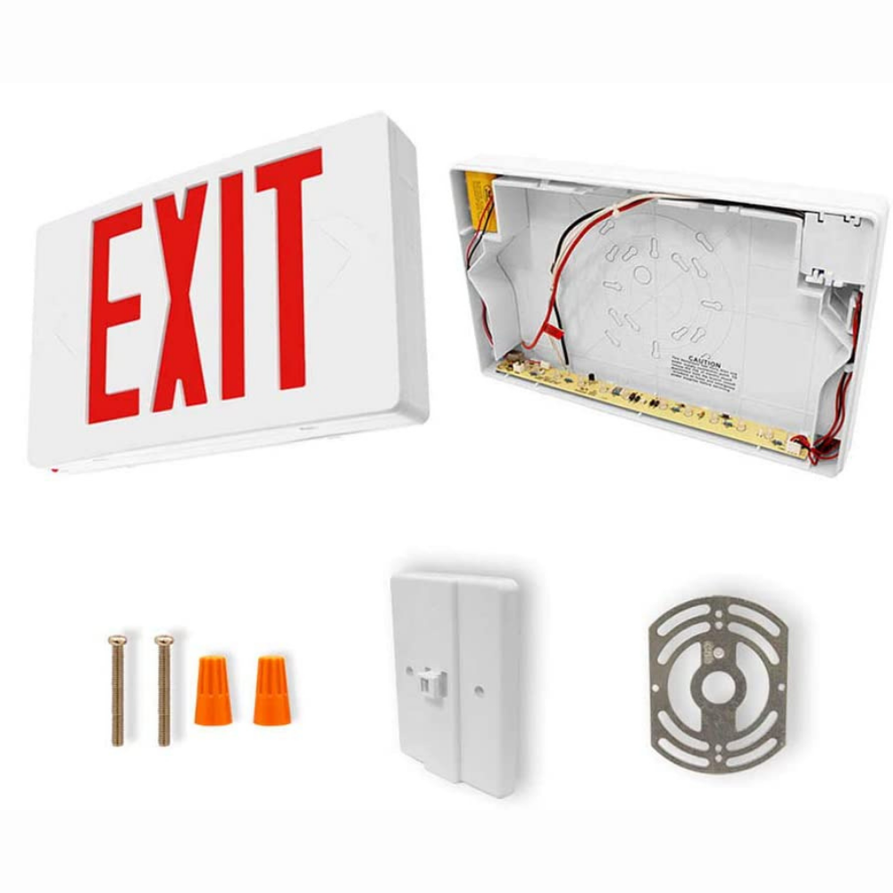 Powerful LED Emergency Safety Exit Lights 2 Pack - Westfield Retailers