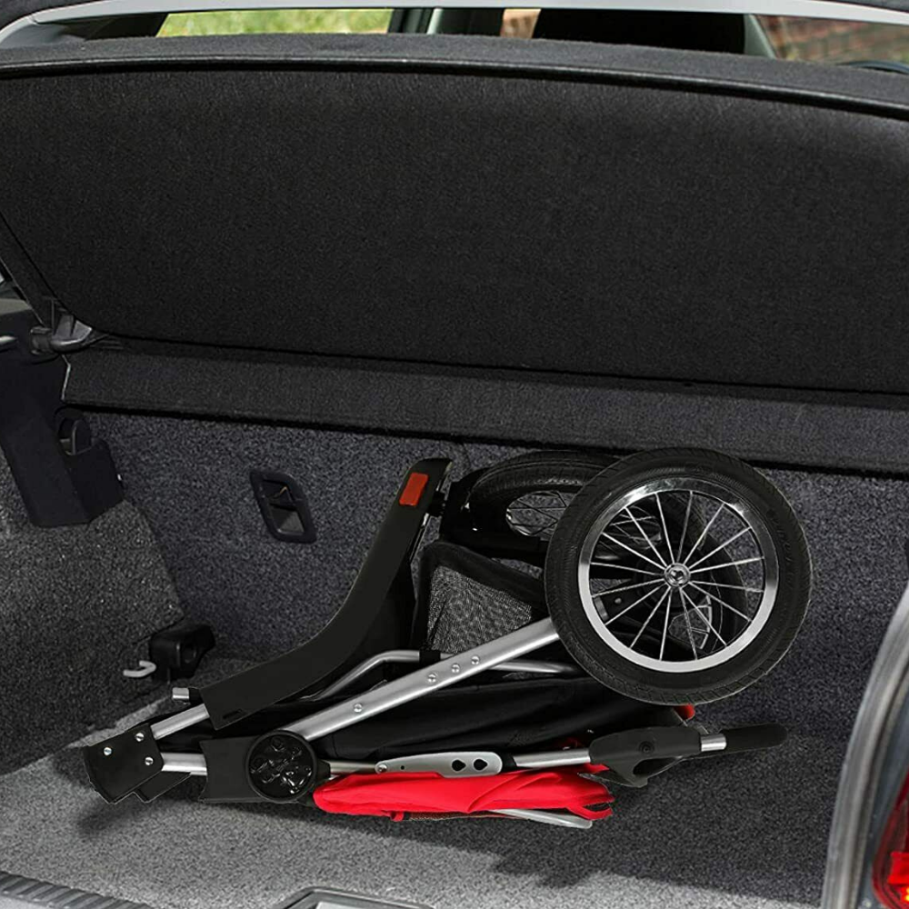 Large Portable 3 Wheeled Dog Jogging Stroller Carriage - Westfield Retailers
