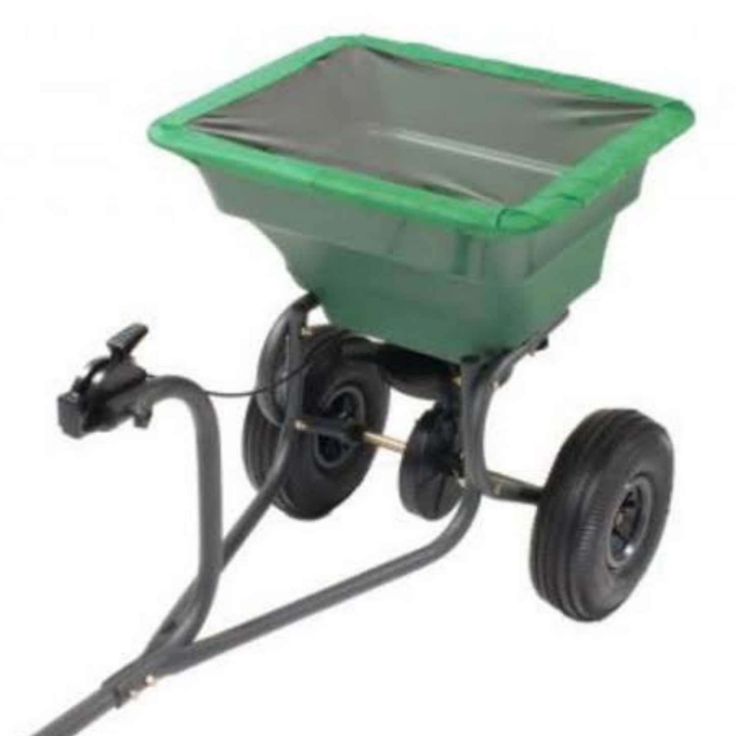 Self Lubricating Pull Behind Compost Manure Fertilizer Spreader 75 Lbs - Westfield Retailers