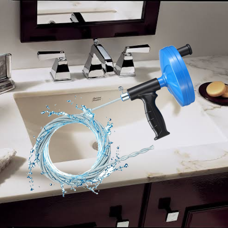 Long Plumbing Drain Cleaner Toilet Auger Snake 25FT - Westfield Retailers