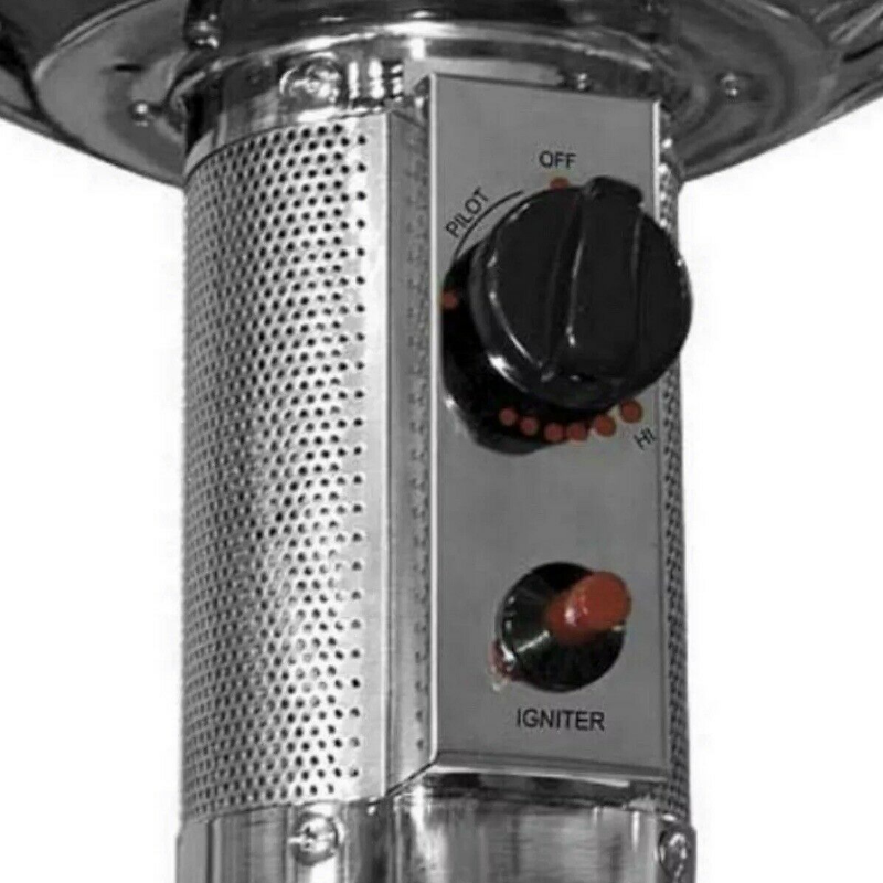 Powerful Stainless Steel Outdoor Patio Propane Heater 48,000 BTU - Westfield Retailers