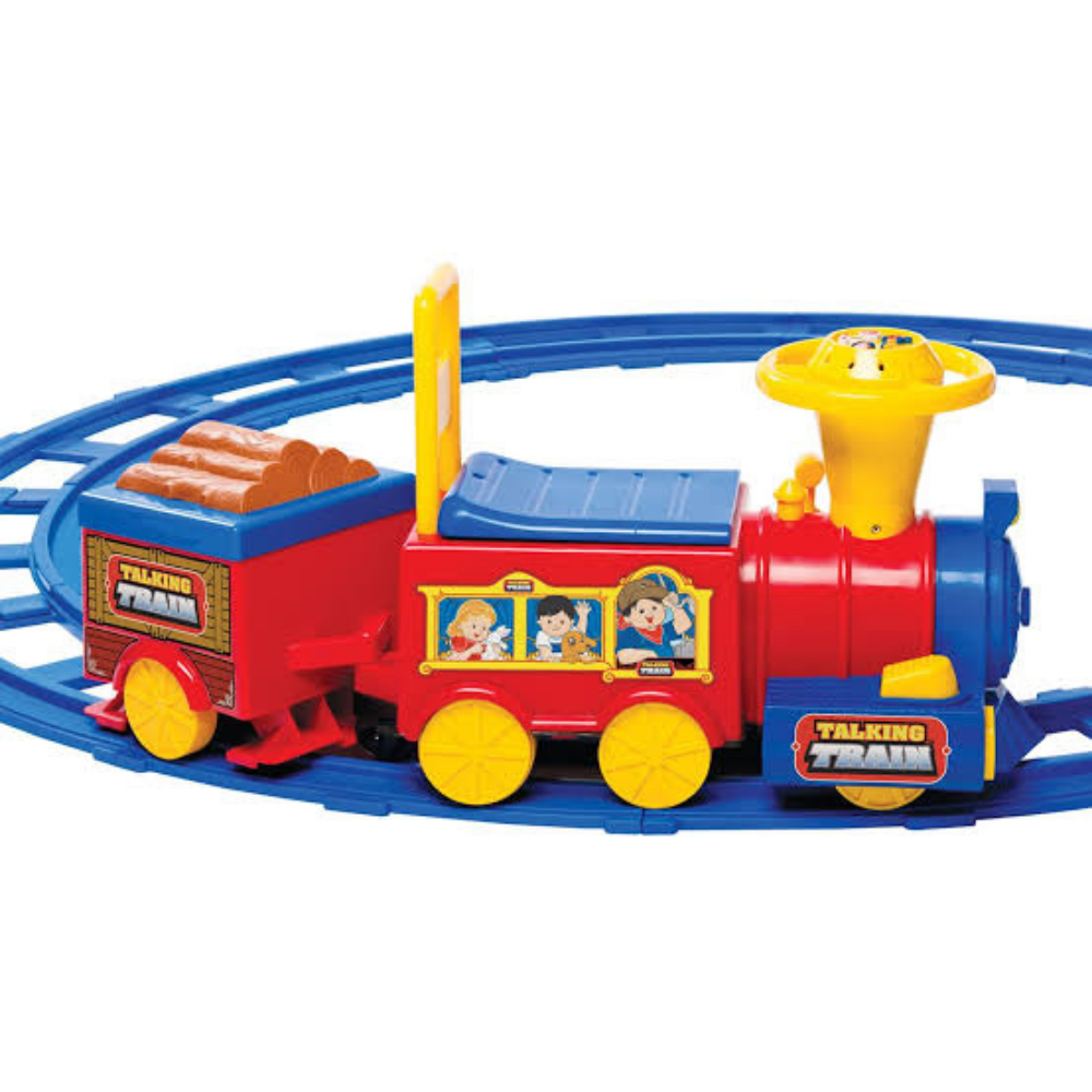 Kids Battery Powered Ride On Toy Train With Track - Westfield Retailers