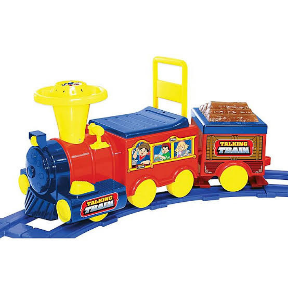 Kids Battery Powered Ride On Toy Train With Track - Westfield Retailers