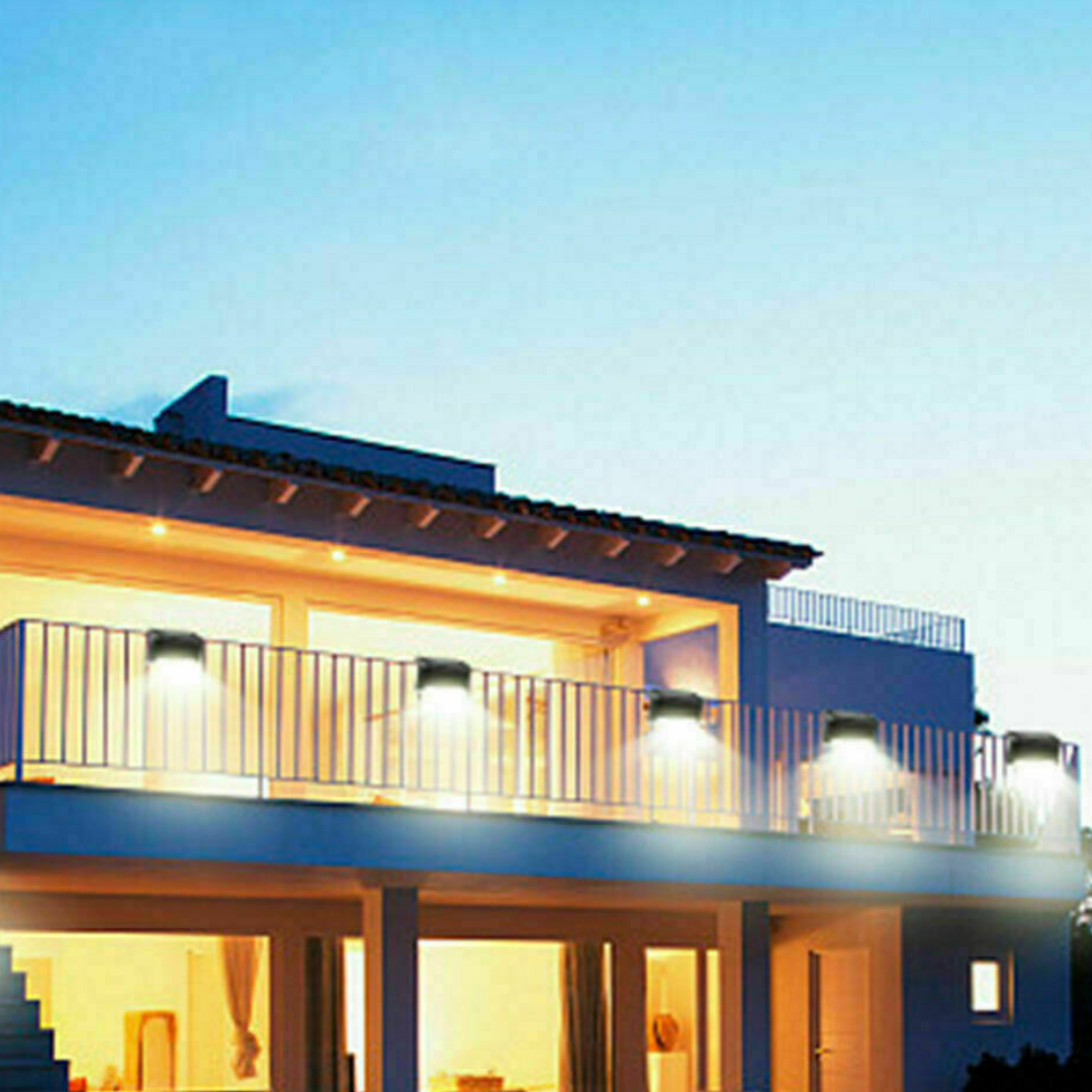Outdoor Solar Powered Patio LED Deck Rail Lighting - Westfield Retailers
