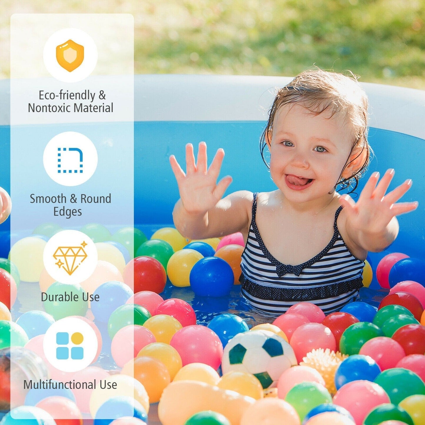 Inflatable Full-Sized Family Swimming Pool - Westfield Retailers