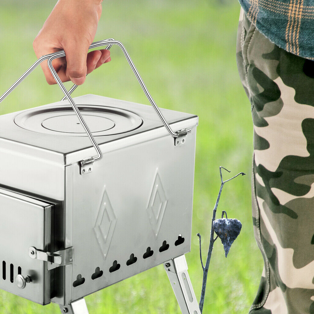 Small Outdoor Freestanding Portable Wood Burning Stove - Westfield Retailers