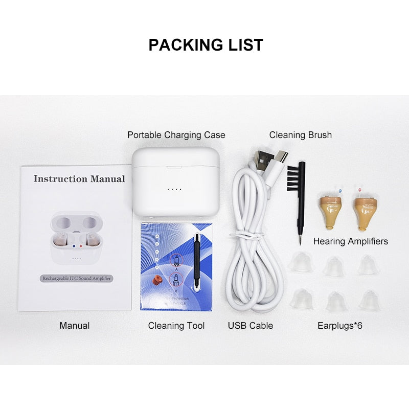 HexoSound™ Rechargeable Hearing Aids