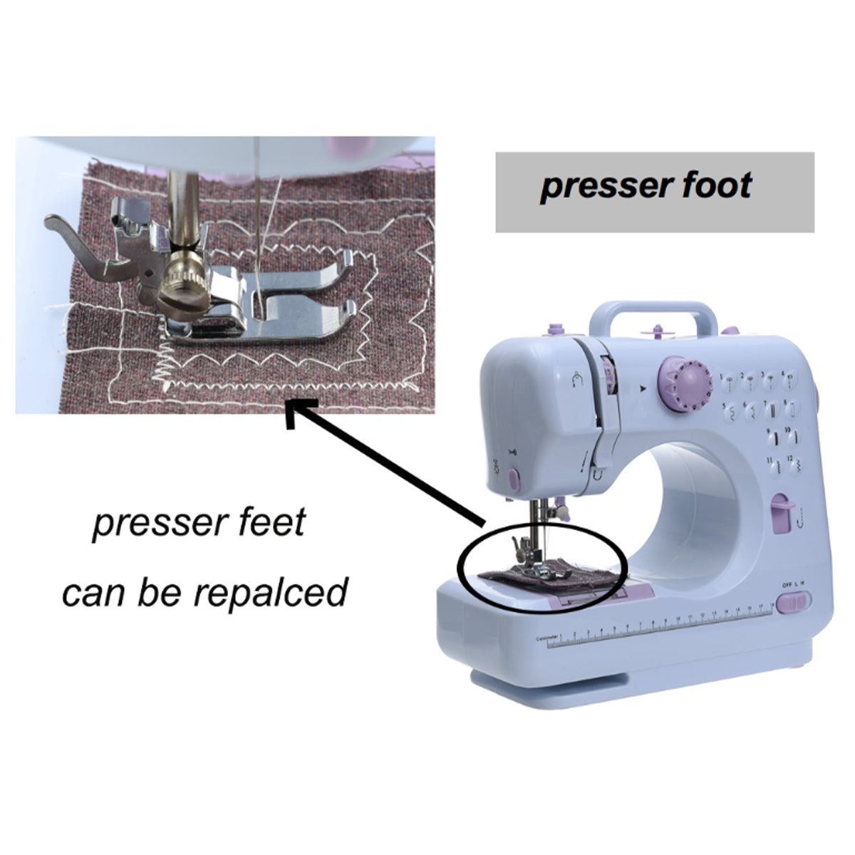 Mini Electric Sewing Machine Household DIY Clothes - Westfield Retailers