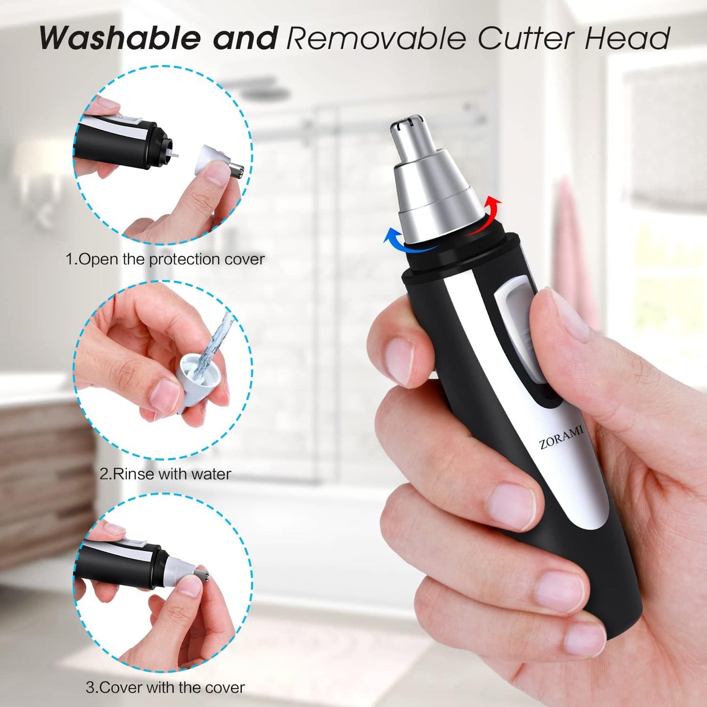 Zorami: Ear and Nose Hair Trimmer Clipper