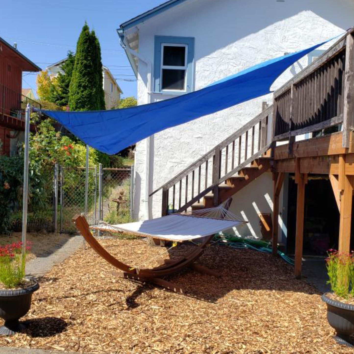 Large Outdoor Patio Rectangle Deck Sun Shade Sail 10' x 13' - Westfield Retailers