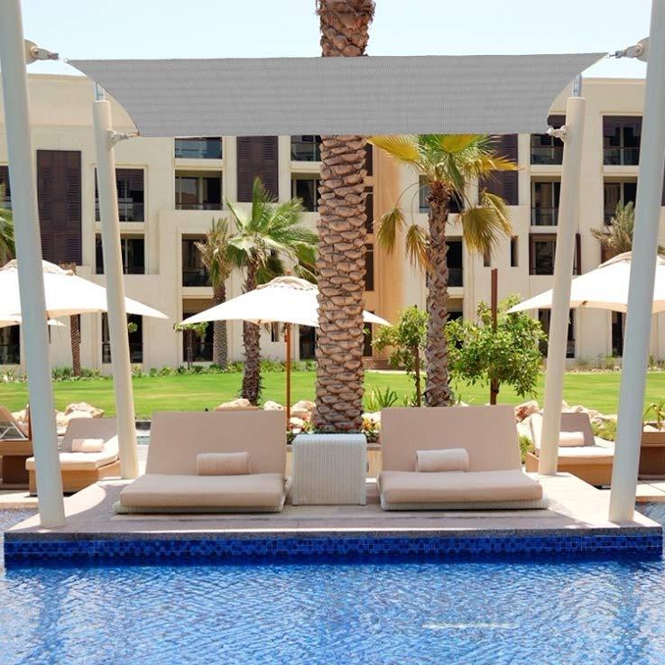 Large Outdoor Patio Rectangle Deck Sun Shade Sail 10' x 13' - Westfield Retailers