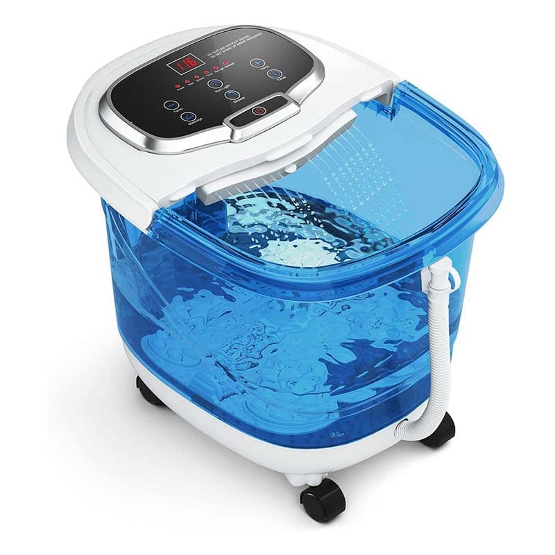 Shiatsu Foot Spa Bath Massager with Motorized Shiatsu Massage Balls and Adjustable Water Jets