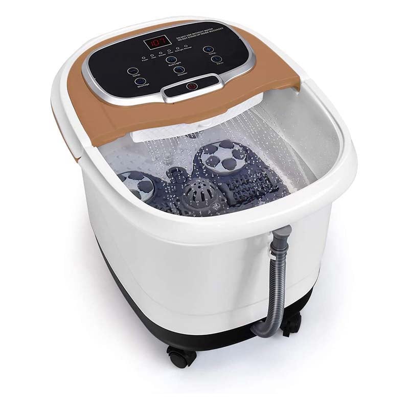 Shiatsu Foot Spa Bath Massager with Motorized Shiatsu Massage Balls and Adjustable Water Jets