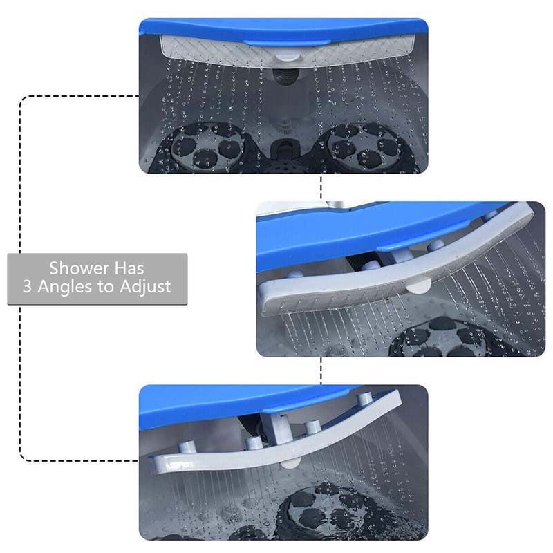 Shiatsu Foot Spa Bath Massager with Motorized Shiatsu Massage Balls and Adjustable Water Jets