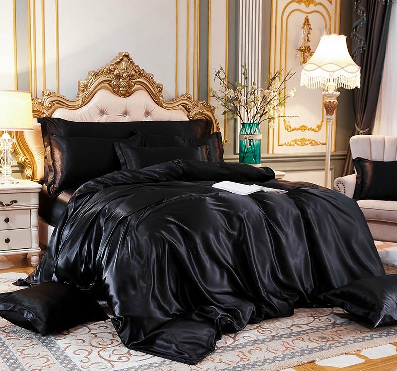 Original Pure Satin Silk Bedding Set (Polyester Satin Silk) - Westfield Retailers