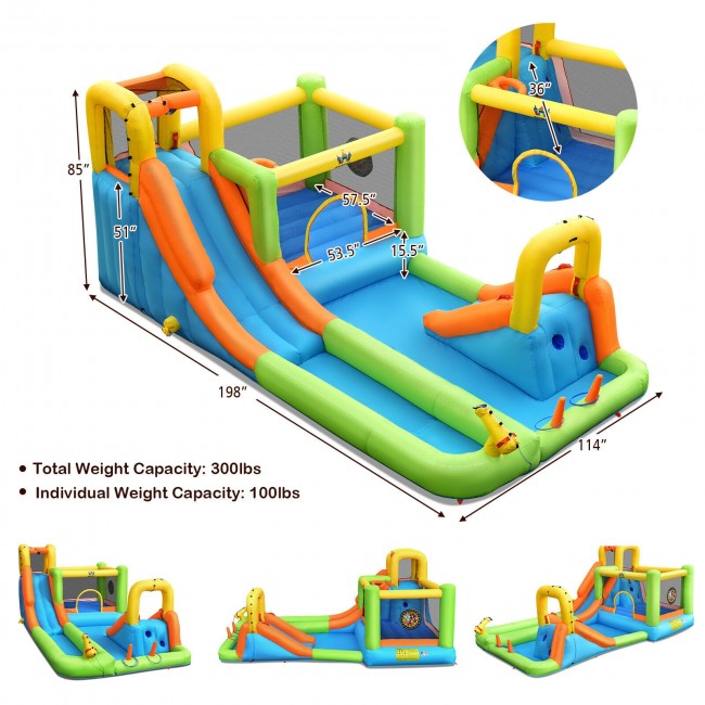 Inflatable Castle Kids Outdoor Water Slides Bounce House