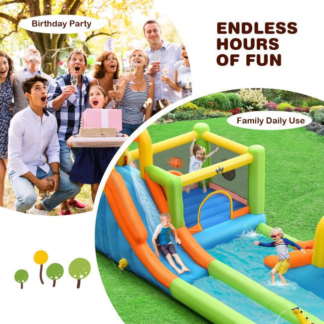 Inflatable Castle Kids Outdoor Water Slides Bounce House