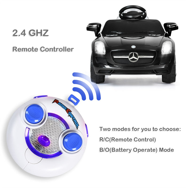 Licensed Mercedes Benz SLS 6V Electric Kids Ride On Car with Remote Control MP3