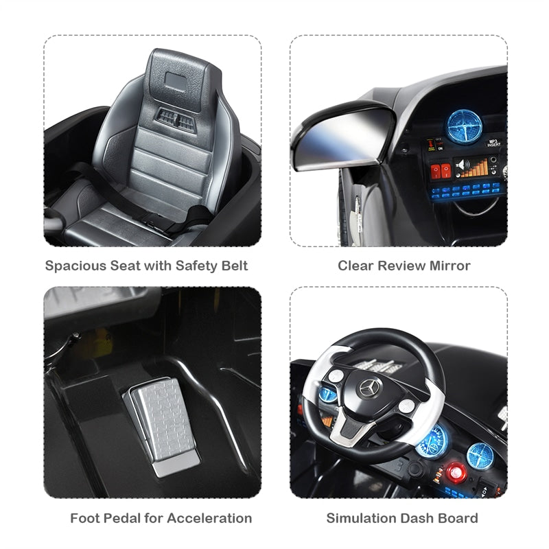 Licensed Mercedes Benz SLS 6V Electric Kids Ride On Car with Remote Control MP3