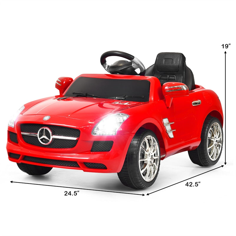Licensed Mercedes Benz SLS 6V Electric Kids Ride On Car with Remote Control MP3