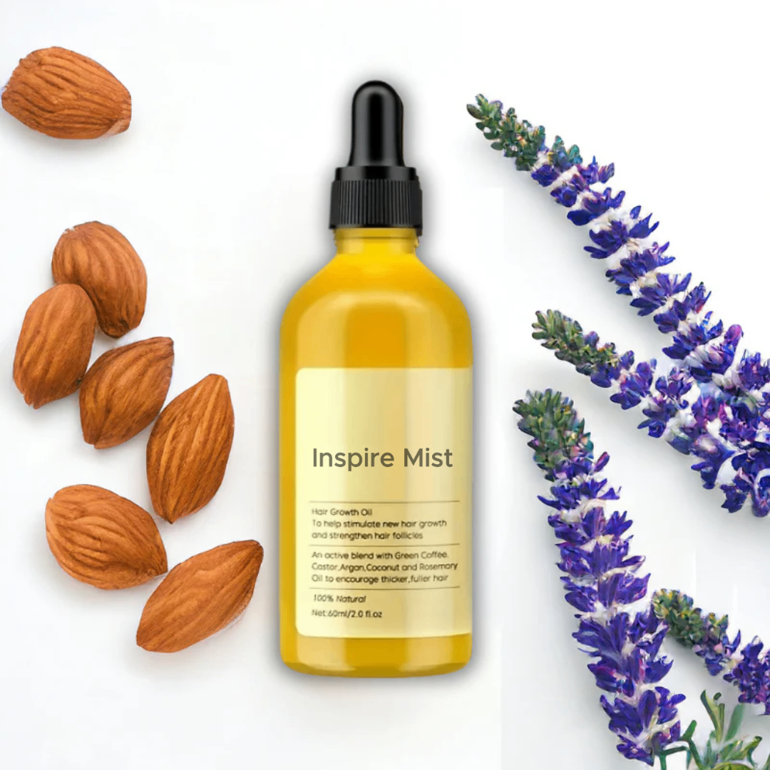InspireMist™ Organic Natural Hair Restoration and Growth Oil