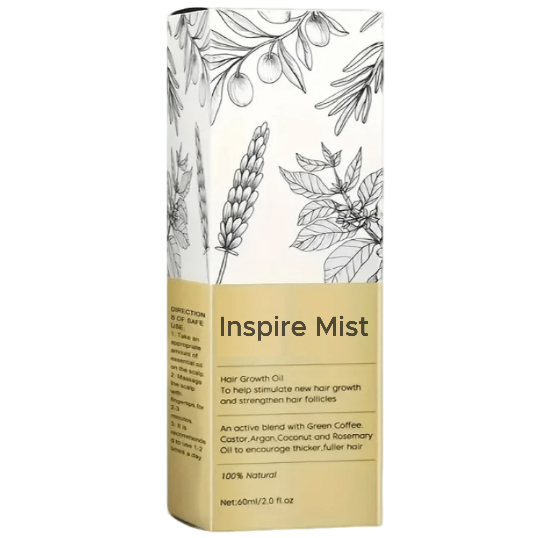 InspireMist™ Organic Natural Hair Restoration and Growth Oil