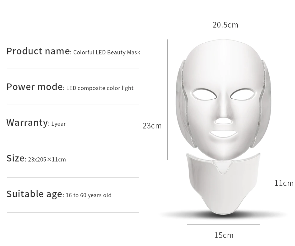 LED Light Therapy Acne Face Mask - Westfield Retailers