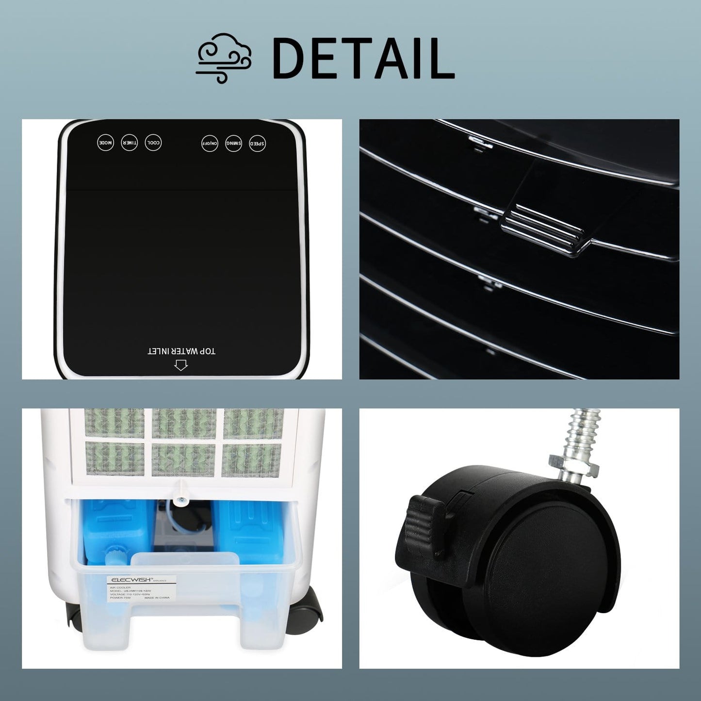 Portable Air Cooler Stand Up Room Cooler Indoor AC Unit(Windowless) - Westfield Retailers