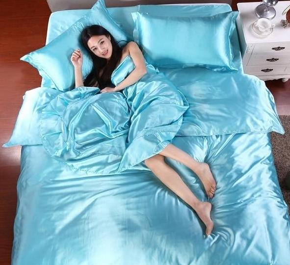Original Pure Satin Silk Bedding Set (Polyester Satin Silk) - Westfield Retailers