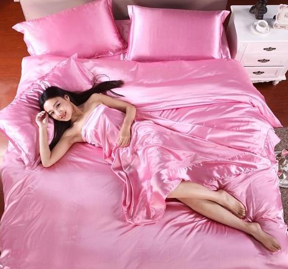 Original Pure Satin Silk Bedding Set (Polyester Satin Silk) - Westfield Retailers