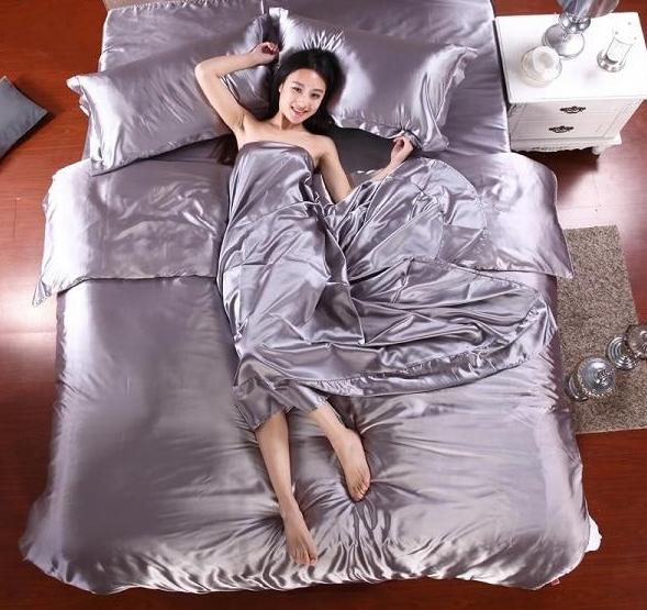 Original Pure Satin Silk Bedding Set (Polyester Satin Silk) - Westfield Retailers