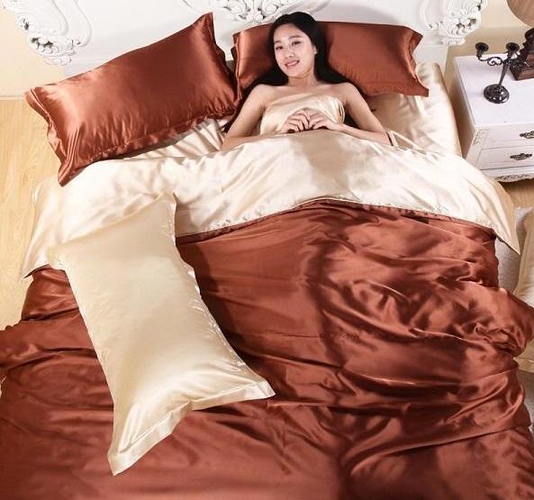 Original Pure Satin Silk Bedding Set (Polyester Satin Silk) - Westfield Retailers