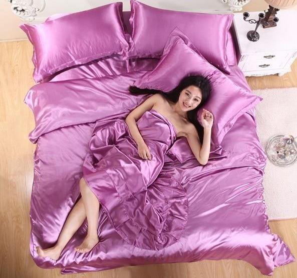 Original Pure Satin Silk Bedding Set (Polyester Satin Silk) - Westfield Retailers