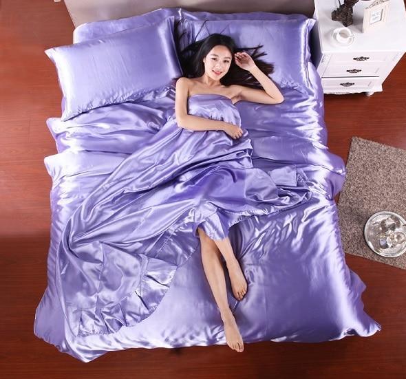 Original Pure Satin Silk Bedding Set (Polyester Satin Silk) - Westfield Retailers