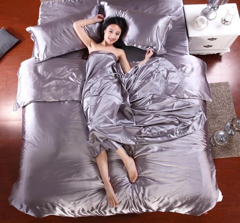 Original Pure Satin Silk Bedding Set (Polyester Satin Silk) - Westfield Retailers