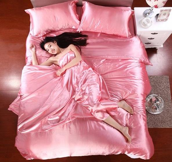 Original Pure Satin Silk Bedding Set (Polyester Satin Silk) - Westfield Retailers