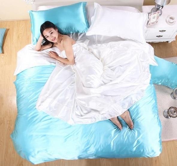 Original Pure Satin Silk Bedding Set (Polyester Satin Silk) - Westfield Retailers