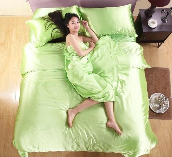 Original Pure Satin Silk Bedding Set (Polyester Satin Silk) - Westfield Retailers