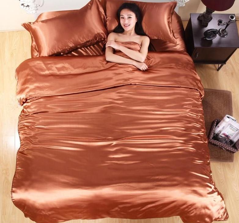Original Pure Satin Silk Bedding Set (Polyester Satin Silk) - Westfield Retailers