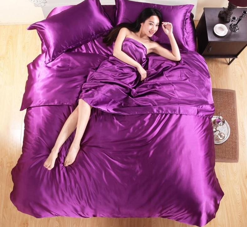 Original Pure Satin Silk Bedding Set (Polyester Satin Silk) - Westfield Retailers