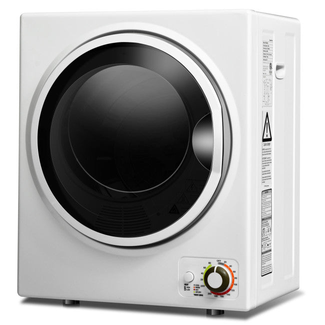 Portable Compact Laundry Dryer Wall Mounted Electric Clothes Dryer with Stainless Steel Tub