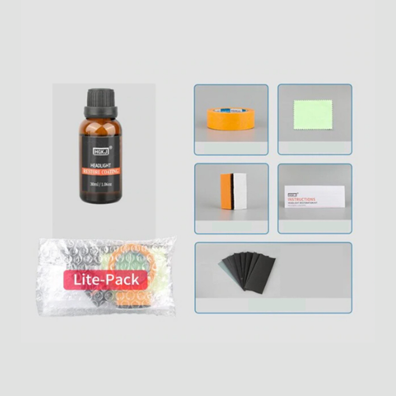 Premium Car Headlight Lens Restoration Cleaner Kit - Westfield Retailers