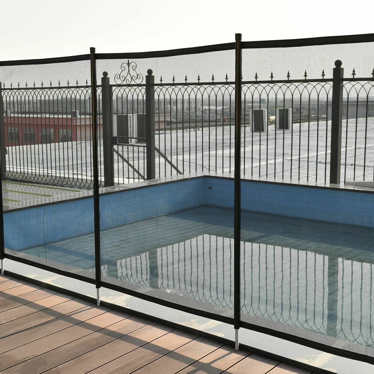 Large Heavy Duty Removable Above Ground Pool Safety Fence - Westfield Retailers