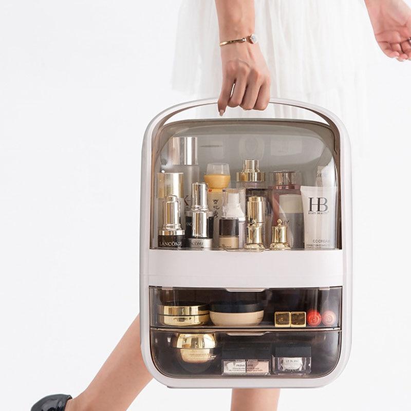 Portable Makeup Brush Drawer Organizer Box - Westfield Retailers