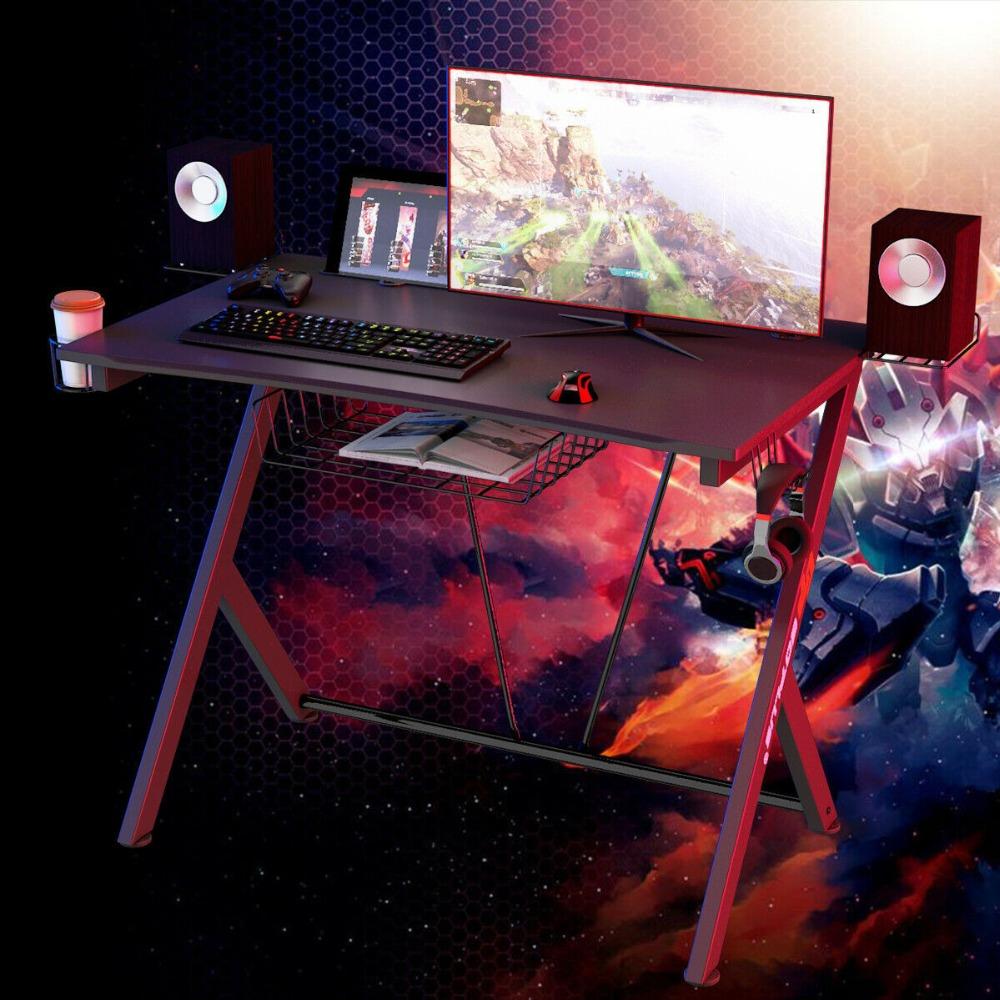 Large Corner Gaming Black Computer Desk 52" - Westfield Retailers