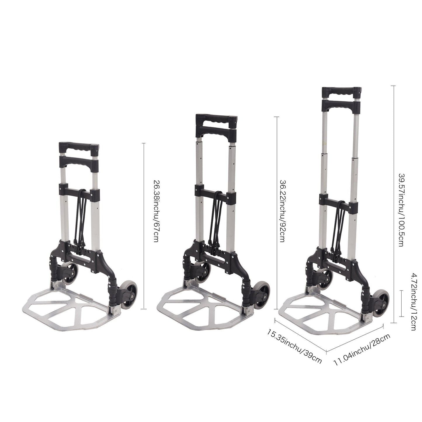 Heavy Duty Foldable Aliminum Hand Truck Dolly Cart - Westfield Retailers