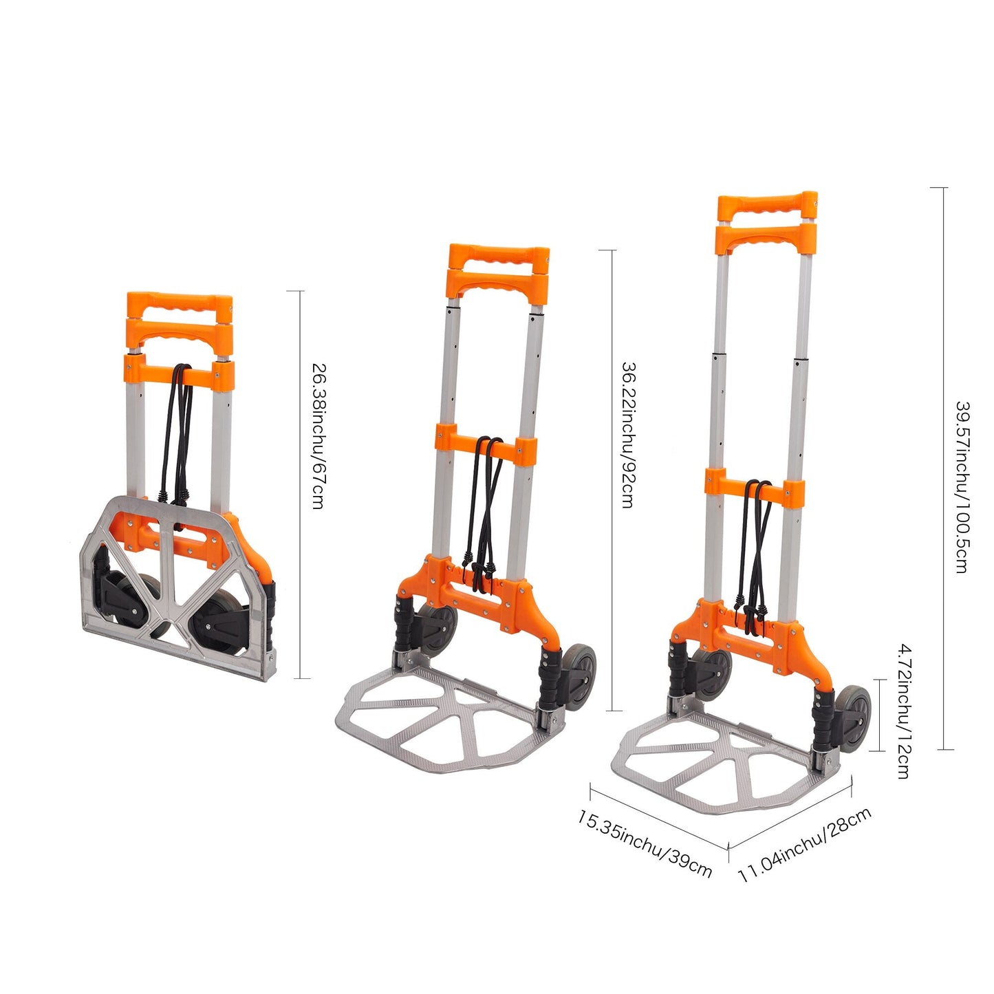 Heavy Duty Foldable Aliminum Hand Truck Dolly Cart - Westfield Retailers