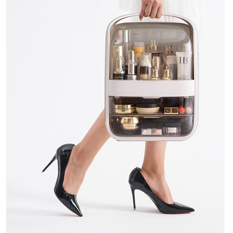 Portable Makeup Brush Drawer Organizer Box - Westfield Retailers